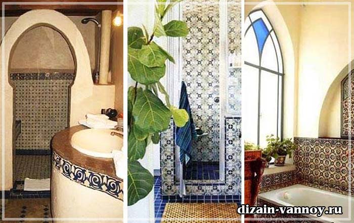 марокканский стиль в интерьере ванной