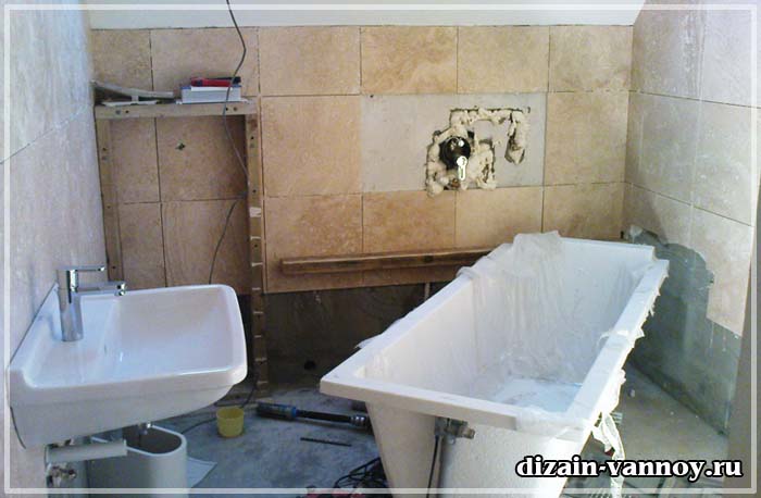 порядок ремонта в ванной
