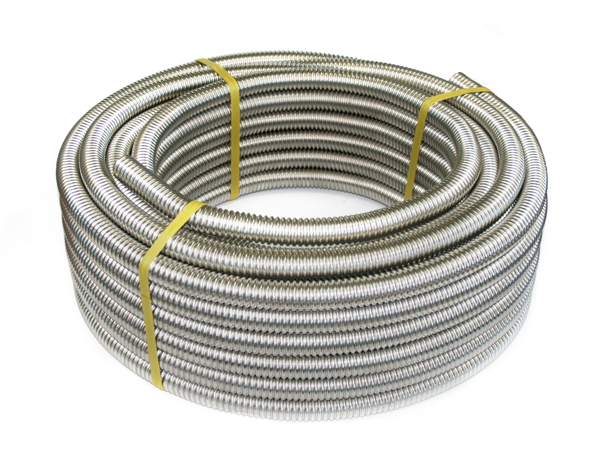 Гофрированная нержавеющая труба для отопления: гибкая, ребристая и ...